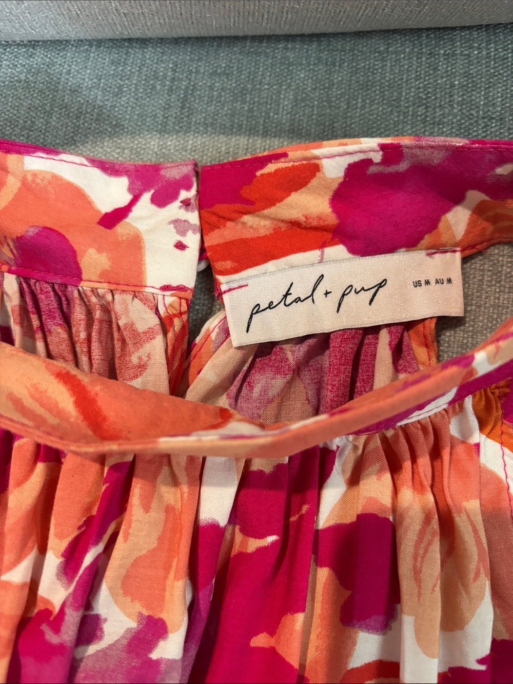 Petal and Pup Caroline Floral Halter Neck Maxi Dress - Picture 6 of 6